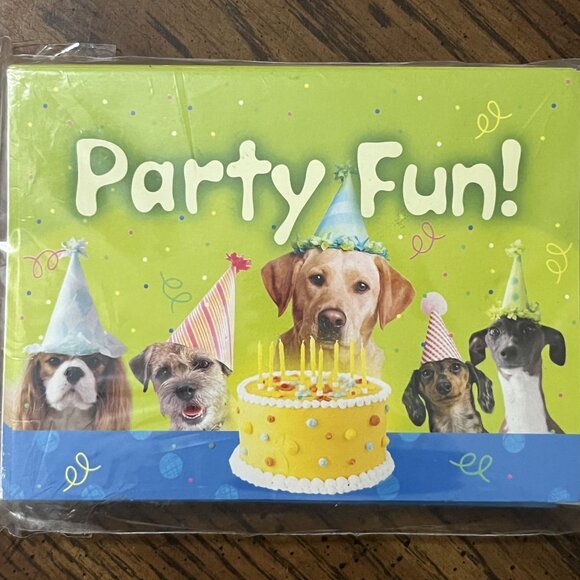 Hallmark Stationery Dog Themed Birthday Party Set Of 12 Invitations & Envelopes - Picture 2 of 3